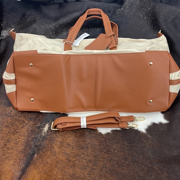 HENNY + LEV Weekender Bag Matching Pochette Canvas - Picture 5 of 7